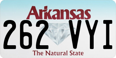 AR license plate 262VYI