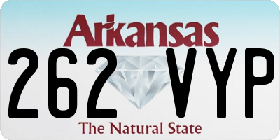 AR license plate 262VYP
