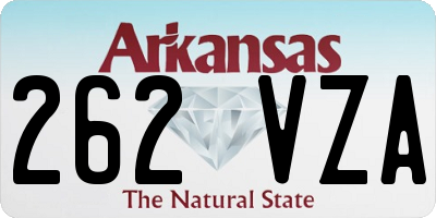 AR license plate 262VZA