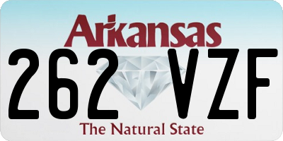 AR license plate 262VZF