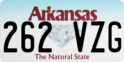 AR license plate 262VZG
