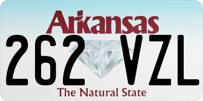 AR license plate 262VZL