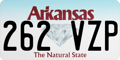 AR license plate 262VZP