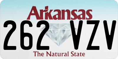 AR license plate 262VZV