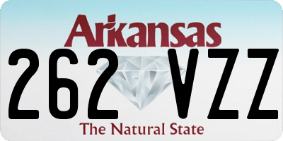 AR license plate 262VZZ