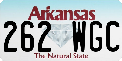AR license plate 262WGC