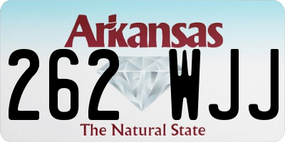AR license plate 262WJJ