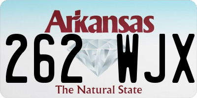AR license plate 262WJX