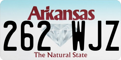 AR license plate 262WJZ