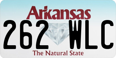 AR license plate 262WLC