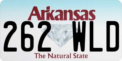 AR license plate 262WLD