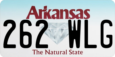 AR license plate 262WLG