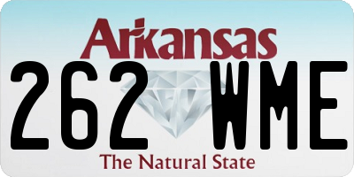 AR license plate 262WME