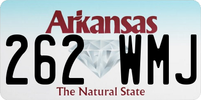 AR license plate 262WMJ