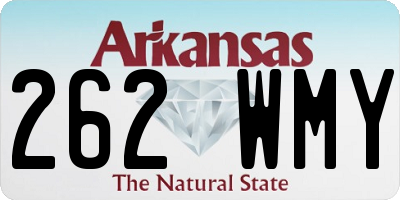 AR license plate 262WMY