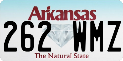 AR license plate 262WMZ