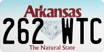 AR license plate 262WTC