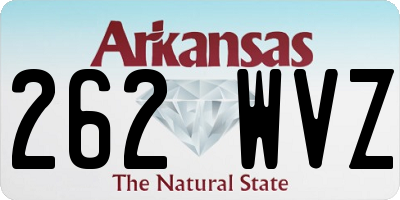 AR license plate 262WVZ