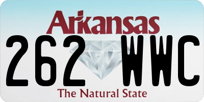 AR license plate 262WWC