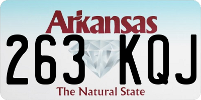 AR license plate 263KQJ