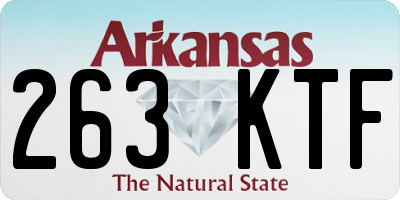 AR license plate 263KTF