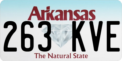 AR license plate 263KVE