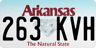 AR license plate 263KVH