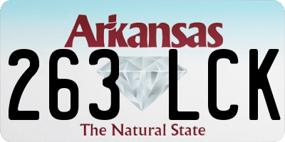 AR license plate 263LCK