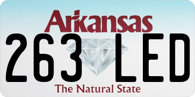 AR license plate 263LED