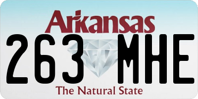 AR license plate 263MHE