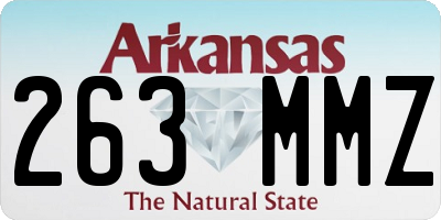 AR license plate 263MMZ