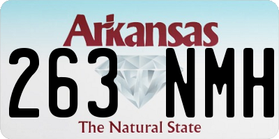 AR license plate 263NMH