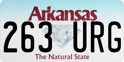 AR license plate 263URG