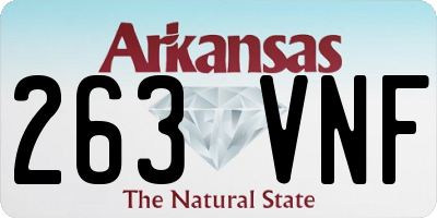 AR license plate 263VNF