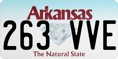 AR license plate 263VVE