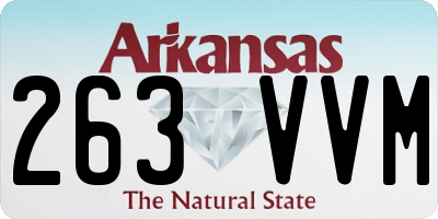 AR license plate 263VVM