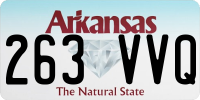AR license plate 263VVQ