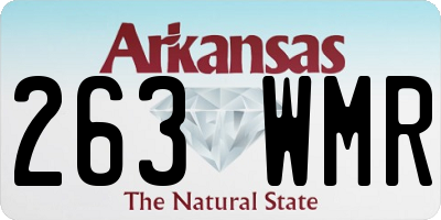 AR license plate 263WMR