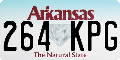 AR license plate 264KPG