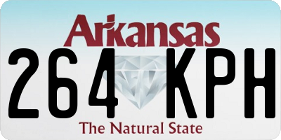 AR license plate 264KPH