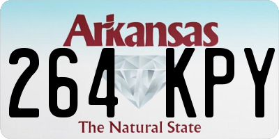 AR license plate 264KPY