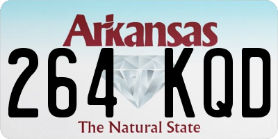 AR license plate 264KQD