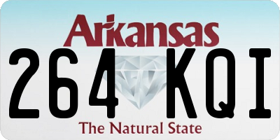 AR license plate 264KQI