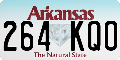 AR license plate 264KQO