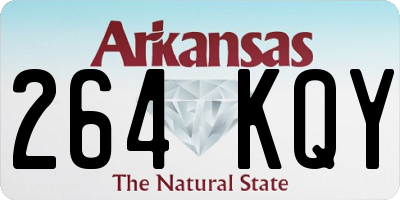 AR license plate 264KQY