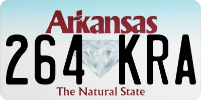 AR license plate 264KRA