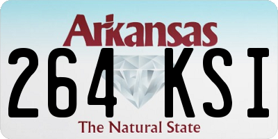 AR license plate 264KSI