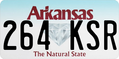 AR license plate 264KSR