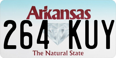 AR license plate 264KUY