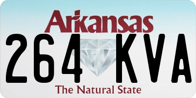 AR license plate 264KVA